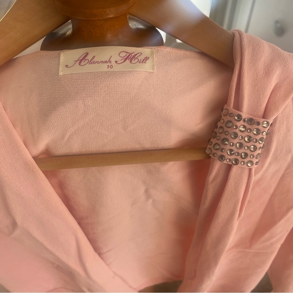 Alannah Hill light Pink cardigan size 10 - Picture 5 of 6